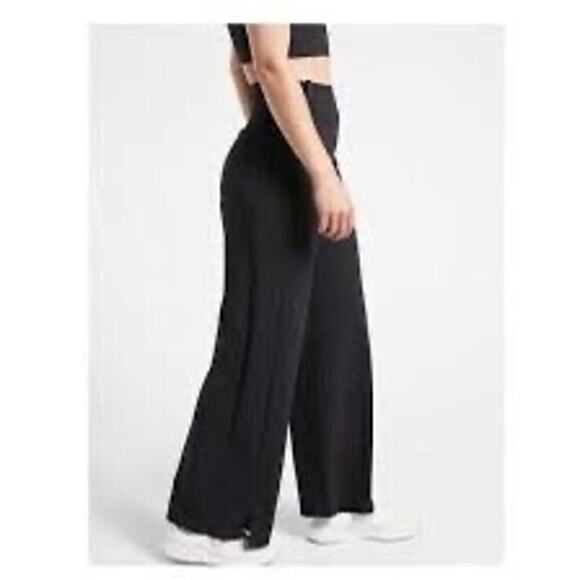 Athleta Cosmic Pant Wide Leg  Pant in Black Size 14 - Picture 7 of 14